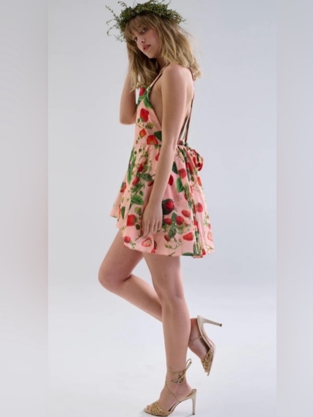 Selkie ‼️RARE‼️ The Strawberry Wine Selkie Apron Dress 🏆🏆🏆🏆🏆
